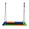 60 Inch Tree Swing with Strong Steel Frame and Oxford Cloth Seat for Garden Yard and Family Fun
